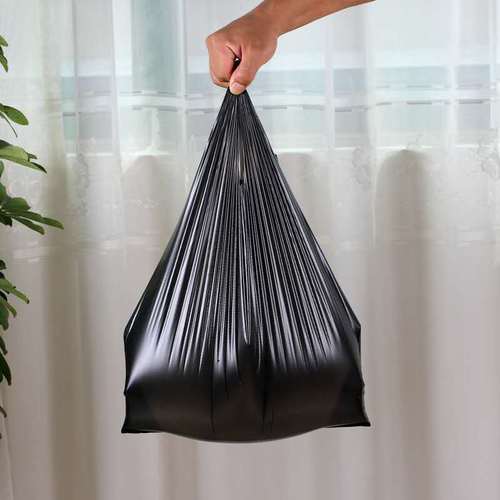 厂家销售背心垃圾袋 家用黑色手提式服装袋大小号塑料袋 一件代